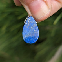 Load image into Gallery viewer, Lapis Lazuli raindrop pendant
