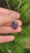 Load and play video in Gallery viewer, Sugilite &amp; Richterite in 925 silver pendant
