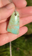 Load and play video in Gallery viewer, Chrysoprase old stock pendant
