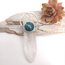Load image into Gallery viewer, Himalayan Quartz with Apatite necklace
