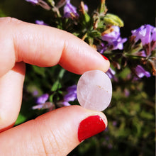 Load image into Gallery viewer, Lavender quartz free form oval cabochon
