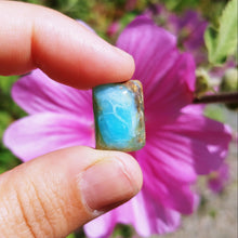 Load image into Gallery viewer, Blue Peruvian Opal cushion cabochon
